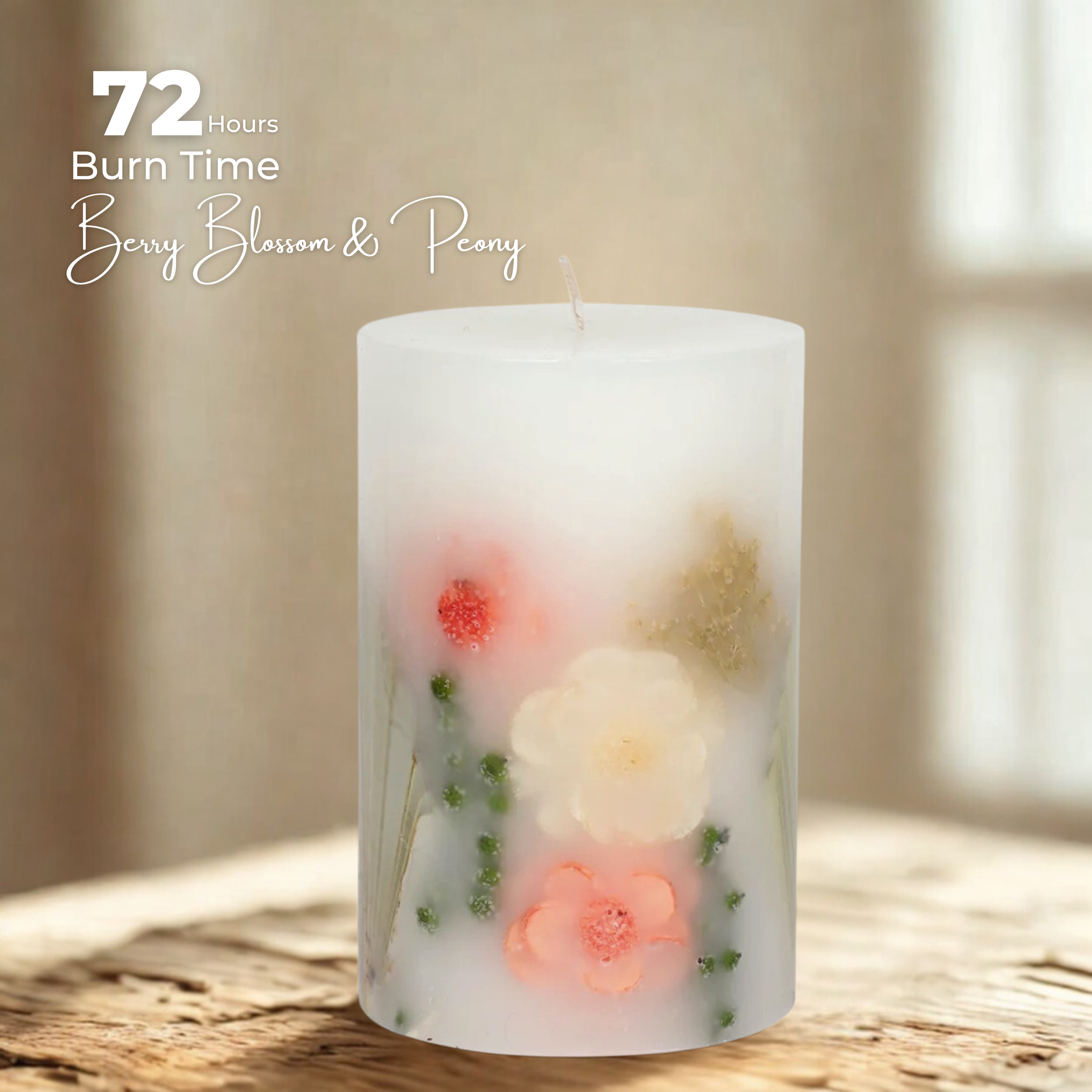 Pink Haze Botanical Candle