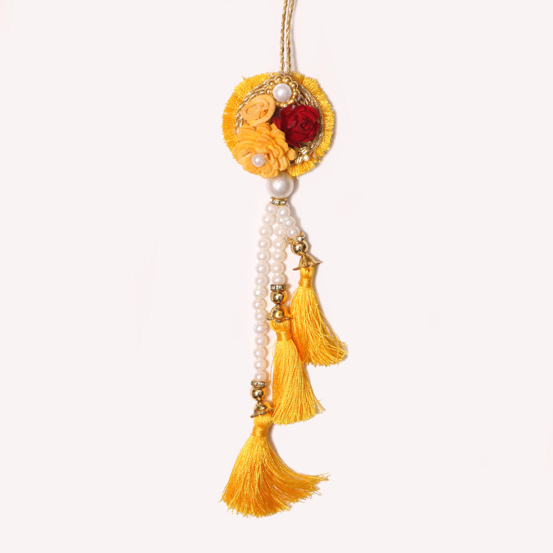 Gulbahaar Gold Rakhi - COUPLE