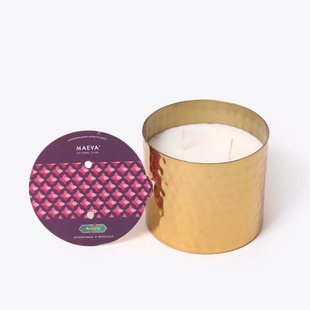 Gold 2-Wick Scented Candle