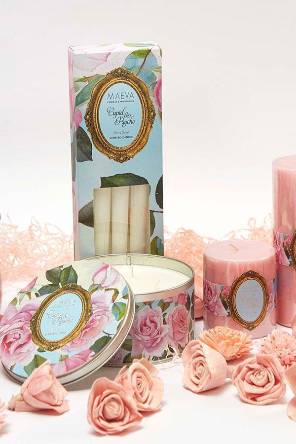 Cupid & Psyche Taper Candles - Pack of 10