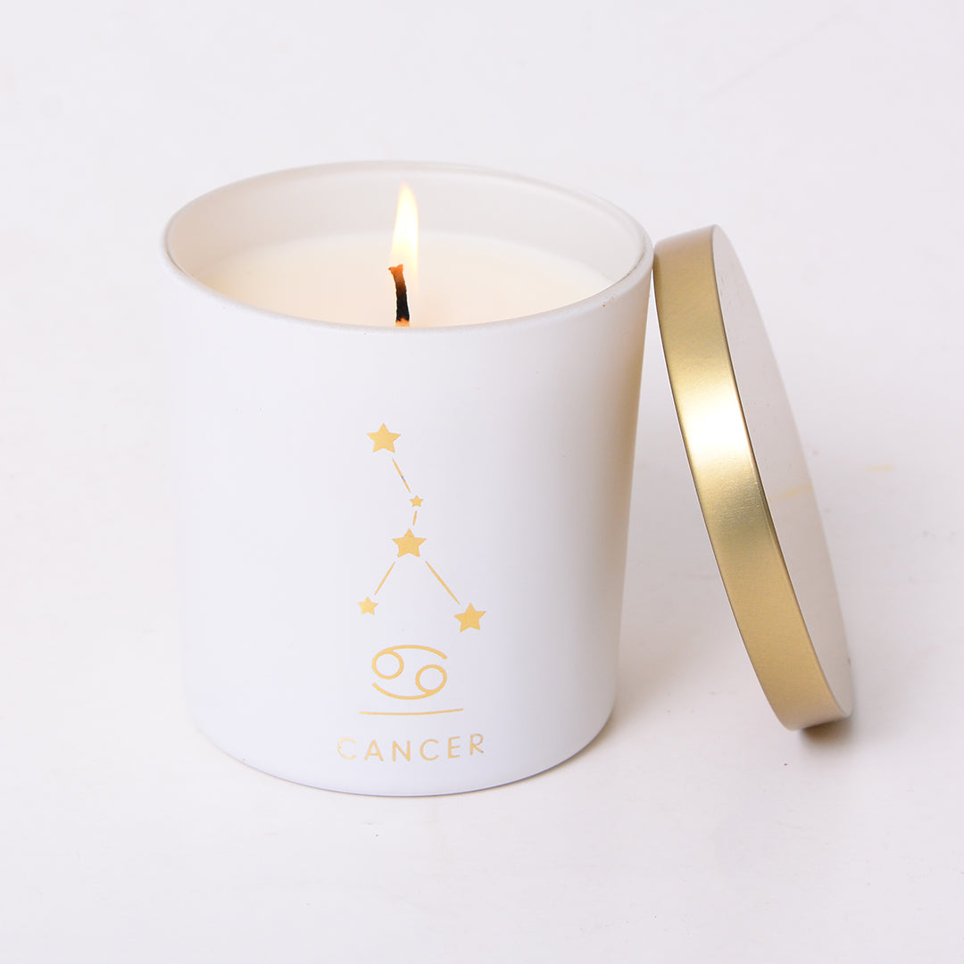 Cancer Zodiac Candle - Set of 2