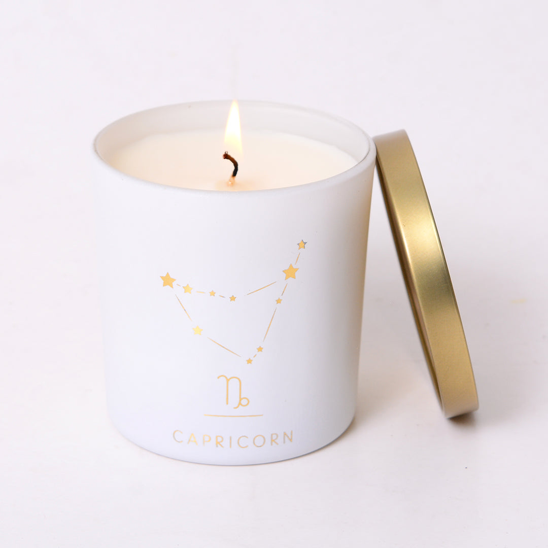 Capricorn Zodiac Candle - Set of 2