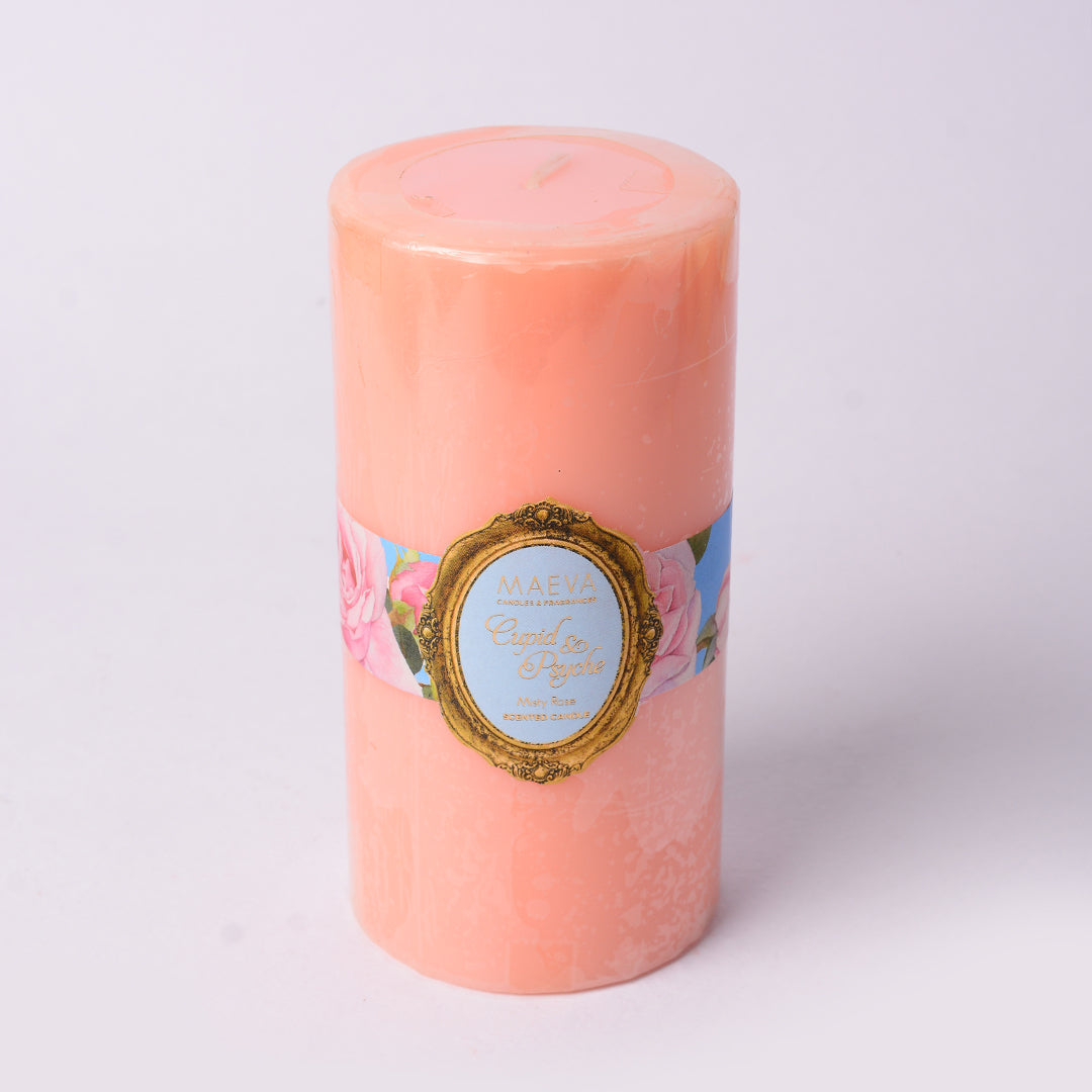 Cupid & Psyche Pillar Candle - L