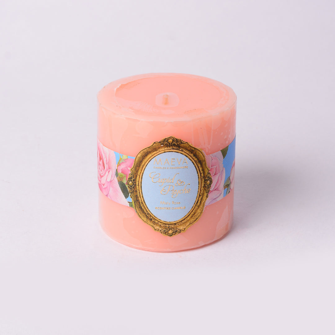 Cupid & Psyche Pillar Candle - S