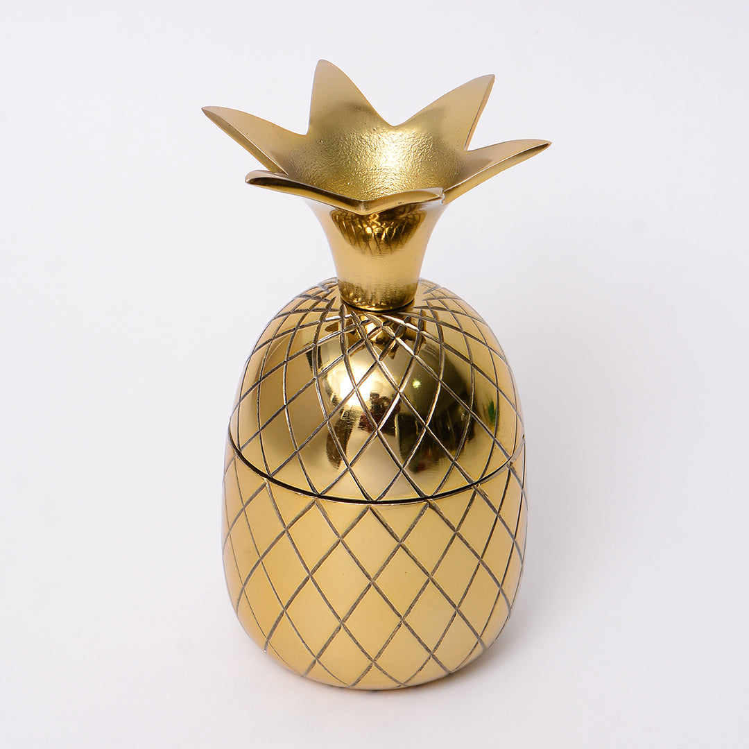 Metal Fruit Candle - Pineapple