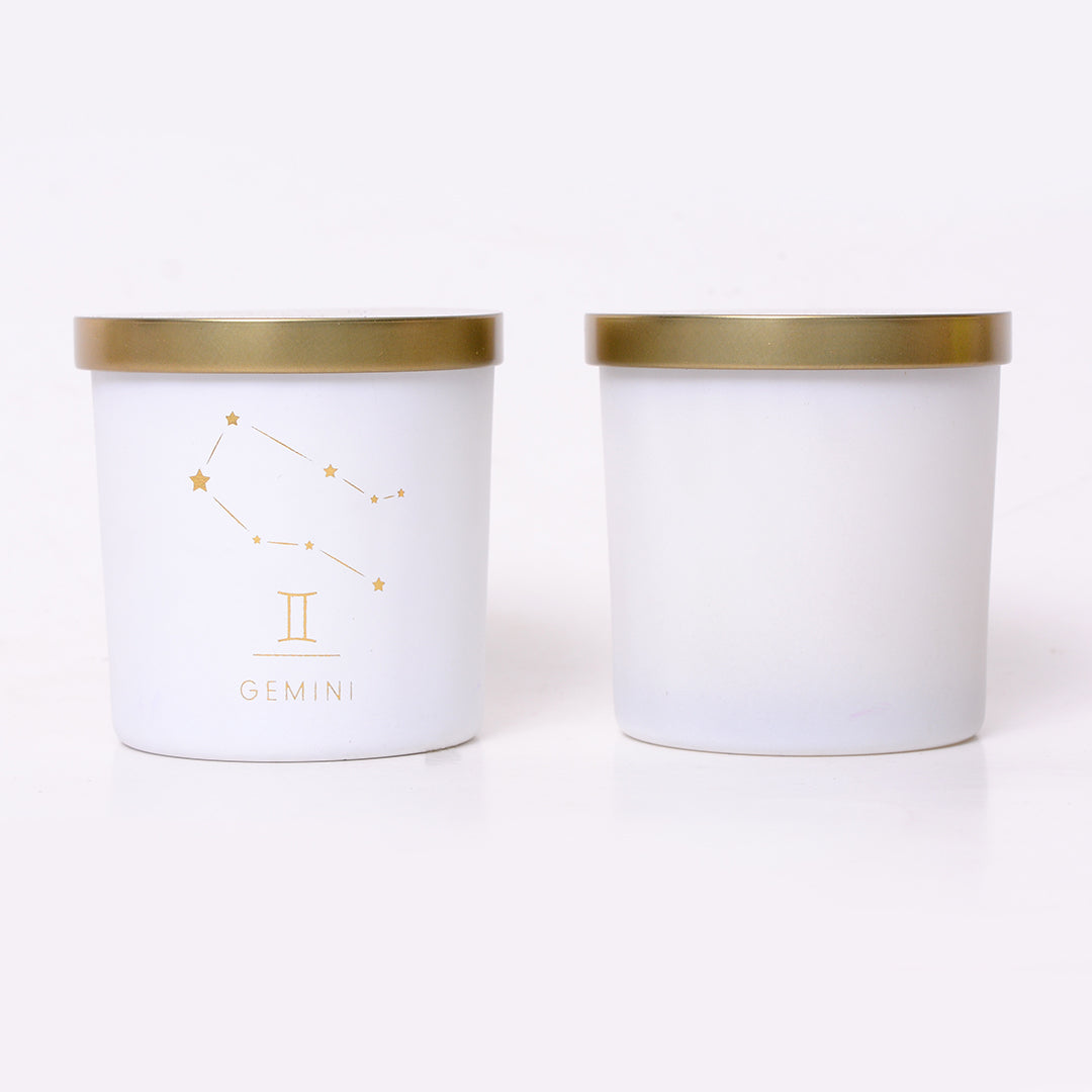 Gemini Zodiac Scented Jar Candle - Set of 2