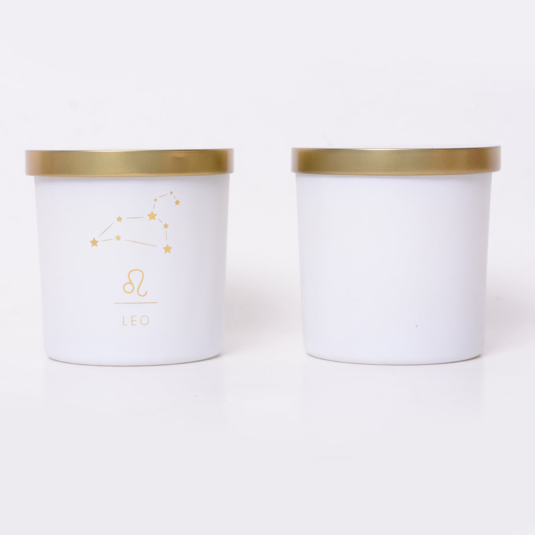 Leo Zodiac Candle - Set of 2