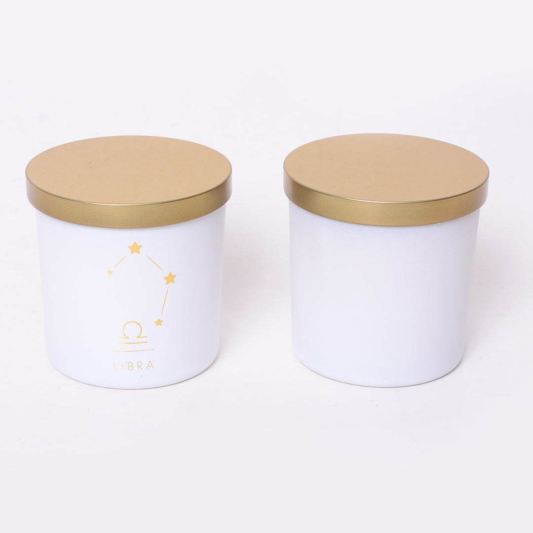 Libra Zodiac Scented Jar Candle - Set of 2