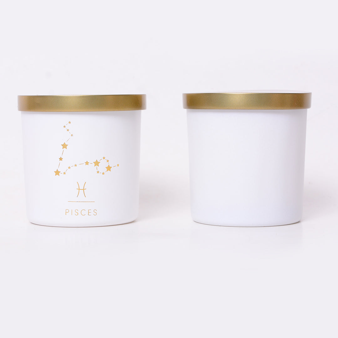 Pisces Zodiac Scented Jar Candle - Set of 2