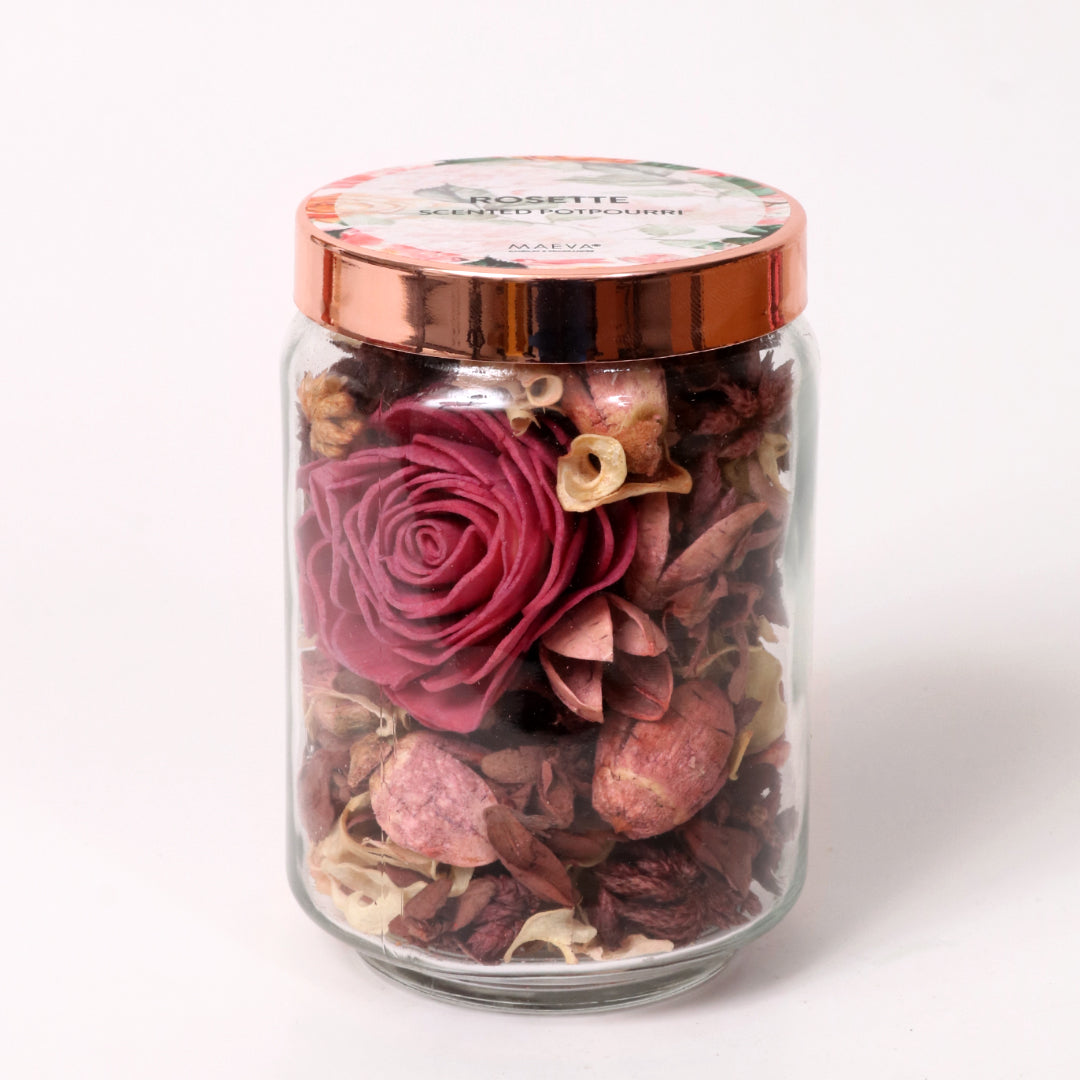 Rosette Potpourri Jar