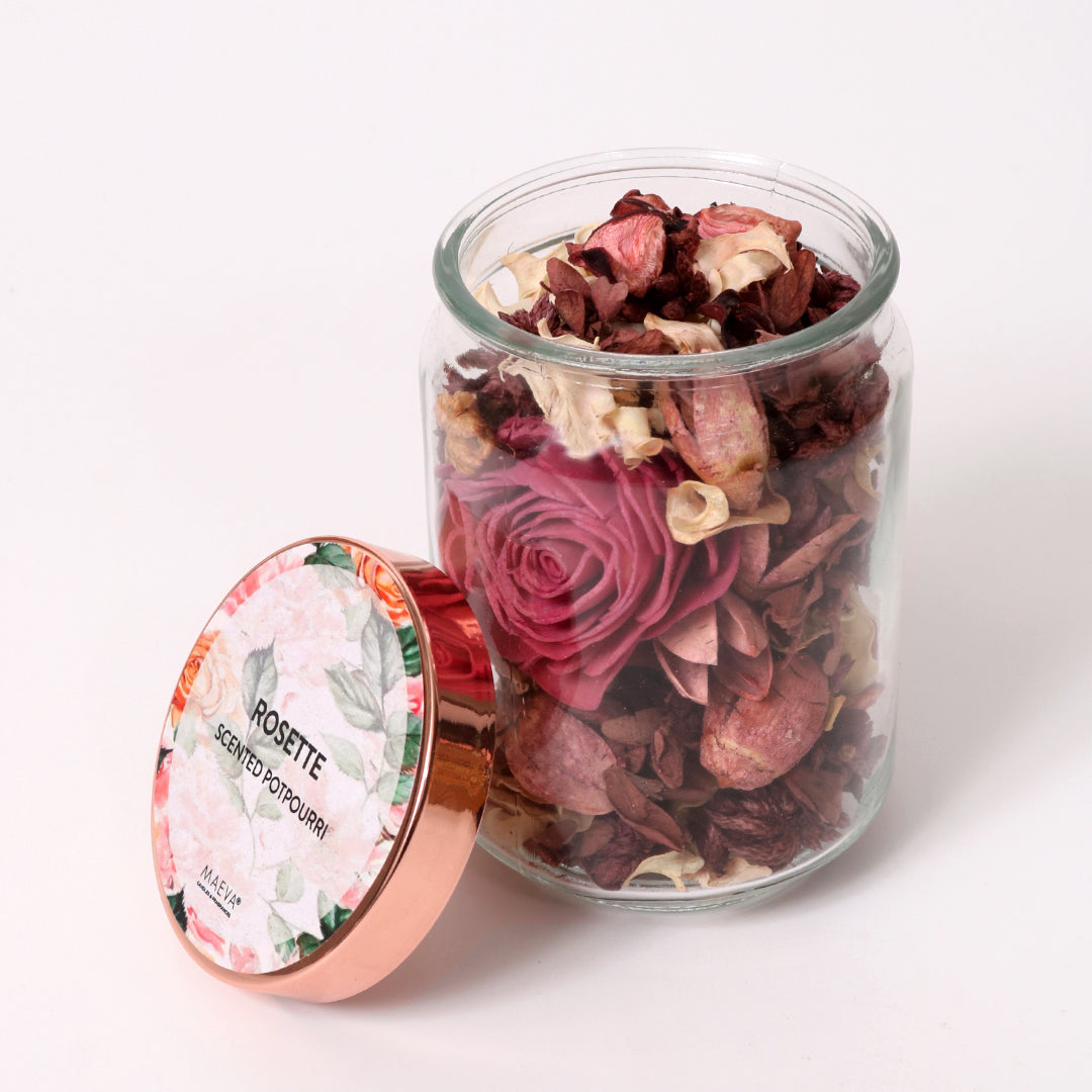 Rosette Potpourri Jar