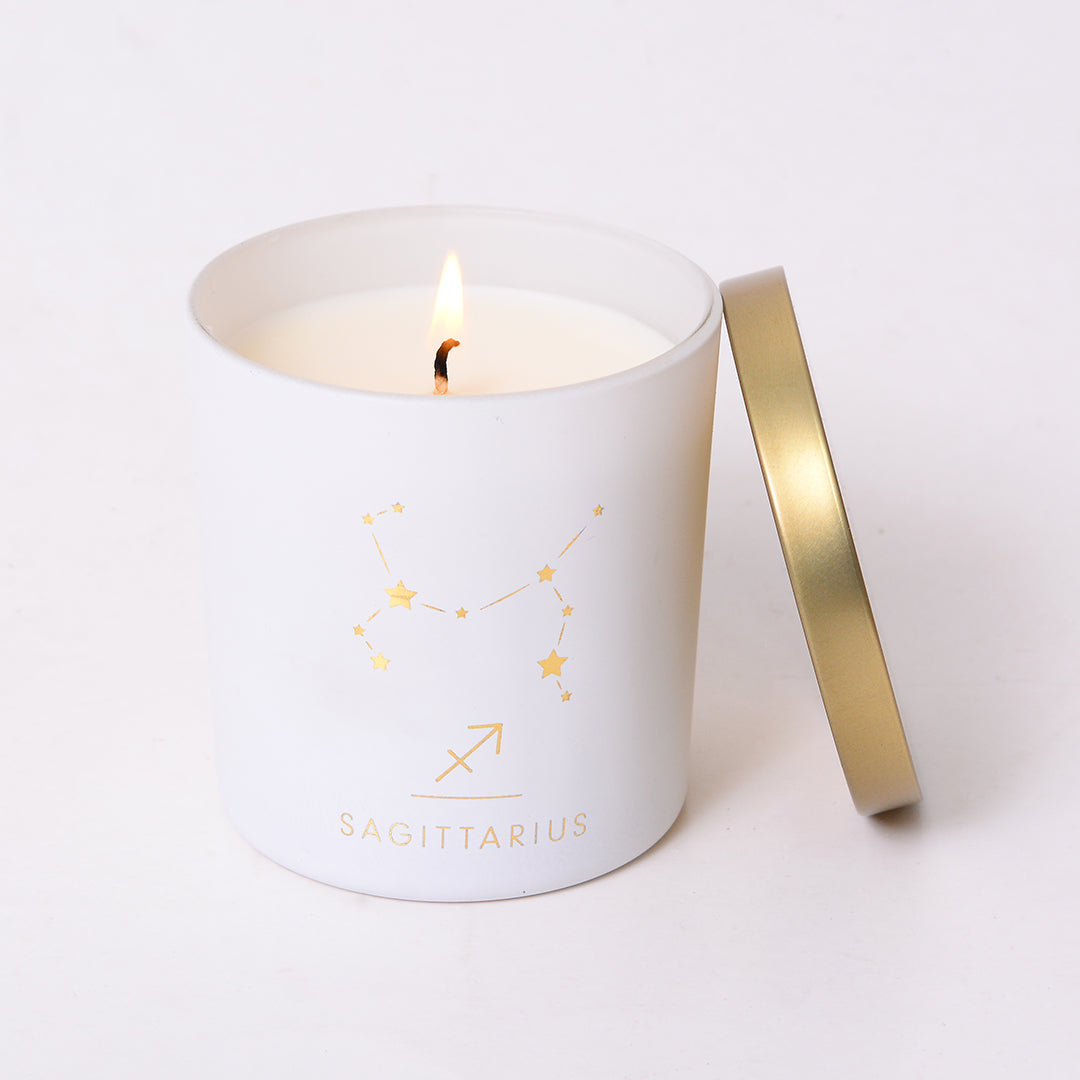 Sagittarius Zodiac Candle - Set of 2