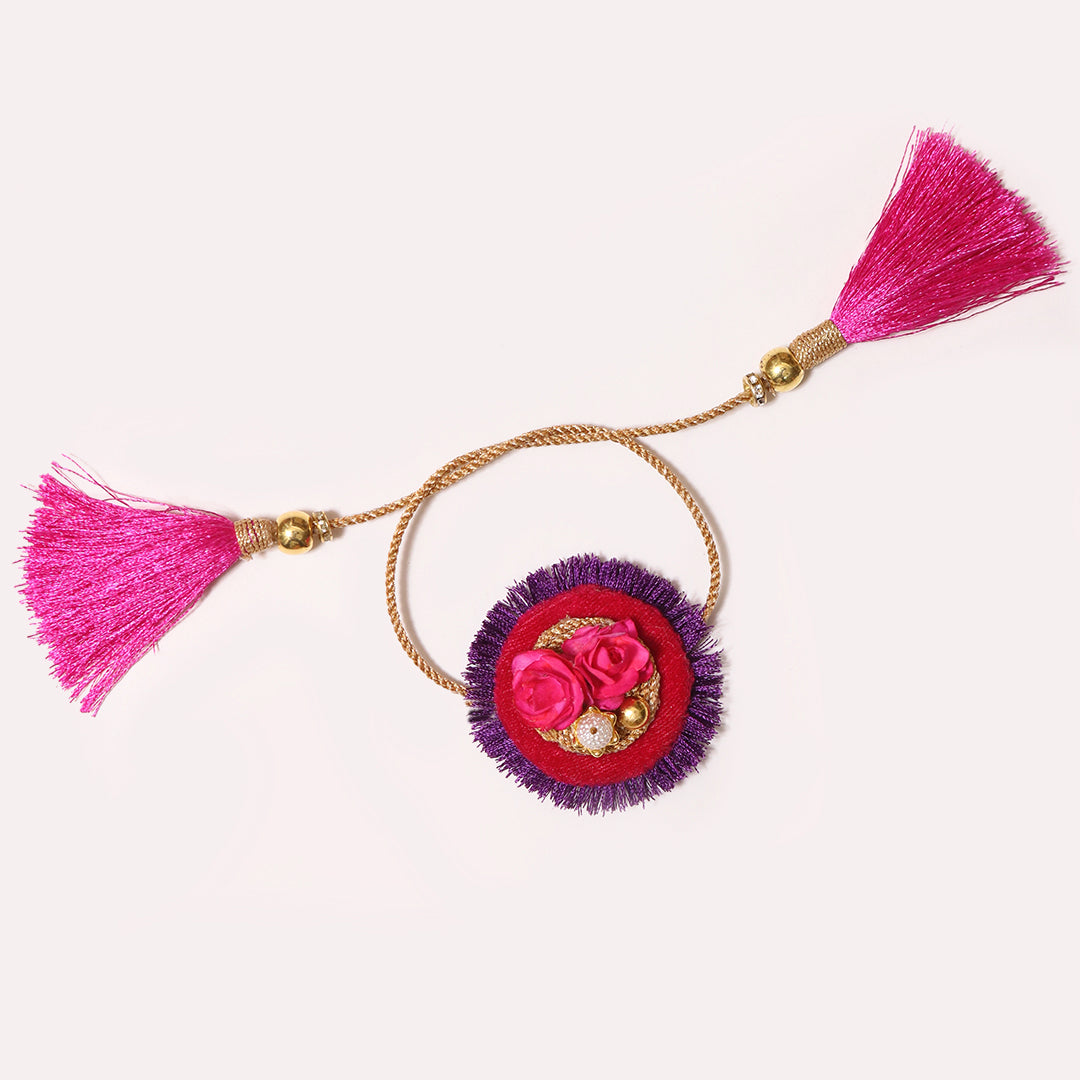 Gulbahaar Violet Rakhi - COUPLE