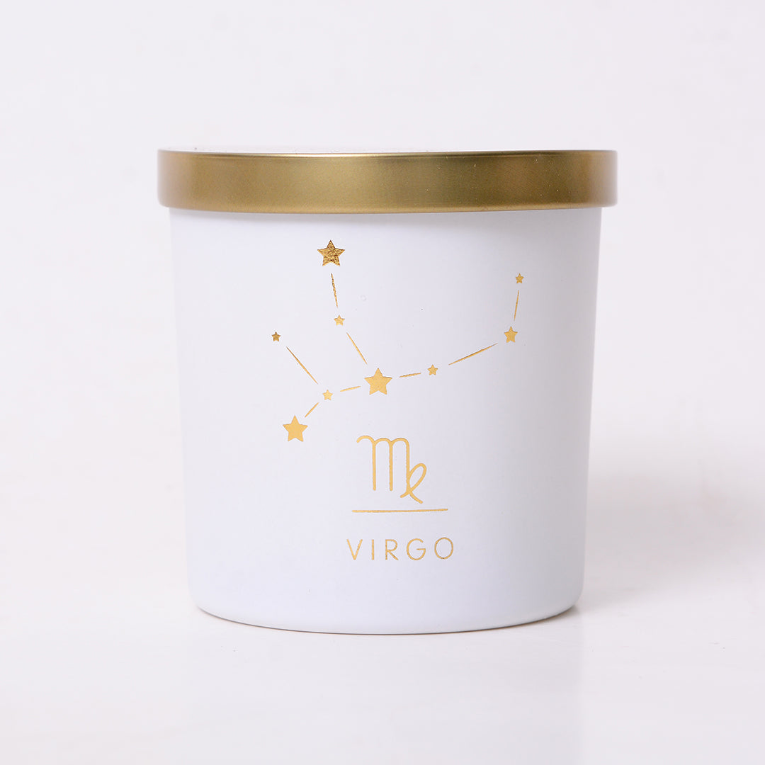 Virgo Zodiac Scented Jar Candle - Set of 2