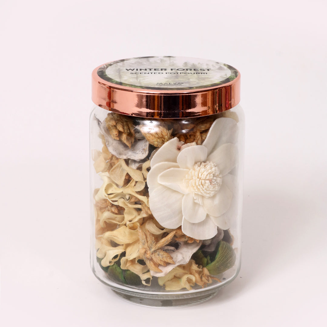 Winter Frost Potpourri Jar